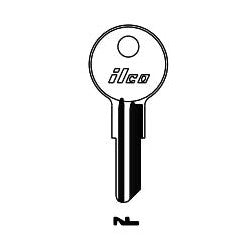 Kaba Ilco 01122BE NP A12 | Cylinder Lock Key Blank, Brass, Nickel Plated, 12 Price Group, For Yale/Hudson