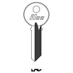 Kaba Ilco 1016 NP A04 | Cylinder Lock Key Blank, 5-Pin, Brass, Nickel Plated, 4 Price Group, For Penn