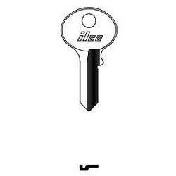 Kaba Ilco 1092TG NP A05 | Cylinder Lock Key Blank, Brass, Nickel Plated, 5 Price Group, For Ilco, Import