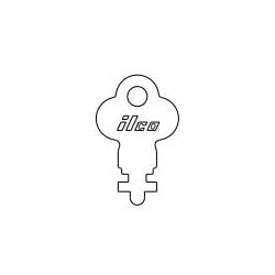 Kaba Ilco 1416 ST A01 | Key Blank, 0.365" Width x 0.05" Thickness, Steel, Nickel Plated, 1 Price Group, For Eagle