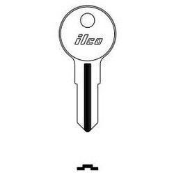 Kaba Ilco 1541 NP A13 | Cylinder Lock Key Blank, Brass, Nickel Plated, 13 Price Group, For Import