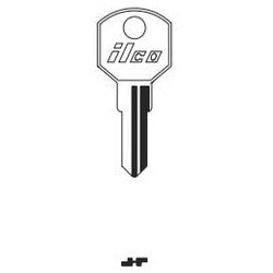 Kaba Ilco 1620 NP A08 | Vehicle Key Blank, Brass, Nickel Plated, 8 Price Group, For Tool Box