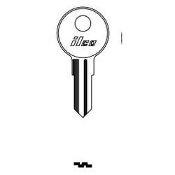 Kaba Ilco 1623 NP A04 | Cylinder Lock Key Blank, Brass, Nickel Plated, 4 Price Group, For Trimark