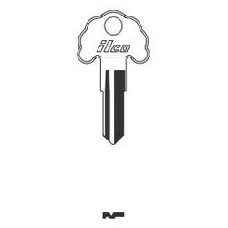 Kaba Ilco 1624 NP A05 | Cylinder Lock Key Blank, Brass, Nickel Plated, 5 Price Group, For Southern Imperial