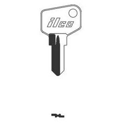 Kaba Ilco 1635L NP A03 | Cylinder Lock Key Blank, Brass, Nickel Plated, 3 Price Group, For ARFE