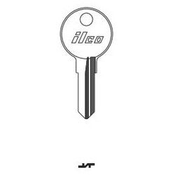 Kaba Ilco 1649 NP A05 | Cylinder Lock Key Blank, Brass, Nickel Plated, 5 Price Group, For Kimball