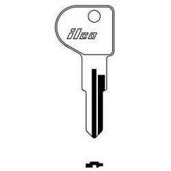 Kaba Ilco 1669 NP A05 | Vehicle Key Blank, Brass, Nickel Plated, 5 Price Group, For Canada Post