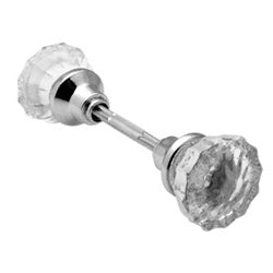 Kaba Ilco 199A-03-51 | US3, Replacement Knob, Clear, Bribrass Hardware