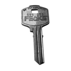 Kaba Ilco 3800-00-0002-K1-C95W04 | Peaks Classic Key, 6-Pin, K1 Keyway (Restricted Authorization)
