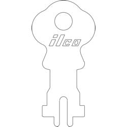 Kaba Ilco 667 ST A13 | Key Blank – .060" Thick x .562" Wide