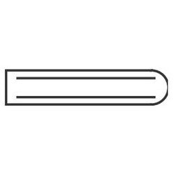 Kaba Ilco 6800-00-2007 | Cylinder Lock Interchangeable Core Cover, Spring, 7-Pin, For Sargent 8900/6800 Series Small Format IC