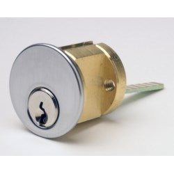 Kaba Ilco 7075UE10-26D-KA2 | Rim Cylinder – Lori 80 Keyway, 5-Pin, US26D, KA2