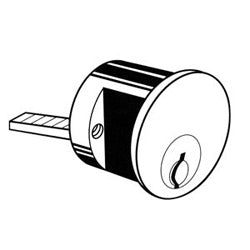 Kaba Ilco 7160DC-03 | Mortise Lock Cylinder, Dummy, 1.36" Diameter x 1" Length, Bright Brass