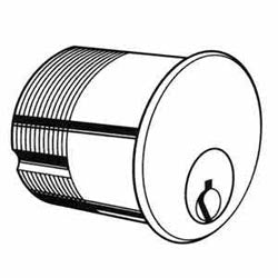 Kaba Ilco 7185SC1-46-KA2 | Mortise Cylinder Lock, 5-Pin, Schlage C Keyway, 2 Keyed Alike, Standard Cam, 1.36" Diameter x 1-1/8" L, Duracolor Brown