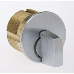 Kaba Ilco 7201TK1-10 | Mortise Lock Cylinder, Turn Knob, Standard Cam, 1.15" Diameter x 1-1/4" Length, Satin Bronze