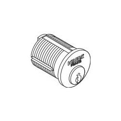 Kaba Ilco 8401-2-03-1014PS | Mortise Lock Cylinder, Peaks Preferred, Standard Cam, 140 6-Pin, Uncombinated, PS Keyway, 1-1/4" Length, Bright Brass