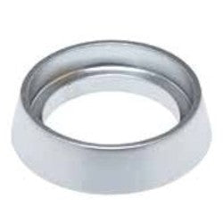 Kaba Ilco 861B-26D-10 | Mortise Cylinder Collar, Tapered, 1/4" Head Recess, 7/16" Projection, Steel, Satin Chrome