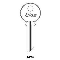 Kaba Ilco 997PA NP A10 | Cylinder Lock Key Blank, Brass, Nickel Plated, 10 Price Group, For Yale