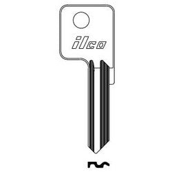 Kaba Ilco 999N NP A02 | Cylinder Lock Key Blank, 5-Pin, Brass, Nickel Plated, 2 Price Group, For Yale