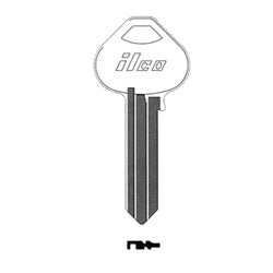 Kaba Ilco A1011-1N NP A10 | Key Blank, Russwin 6-Pin, Sectional