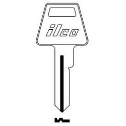 Kaba Ilco A1045L NP A05 | Key Blank, Brass, Nickel Plated, 5 Price Group, For American