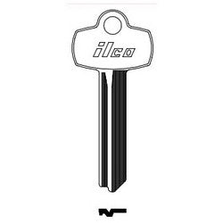 Kaba Ilco A1114E NP A04 | Cylinder Lock Key Blank, Brass, Nickel Plated, 4 Price Group, For Best