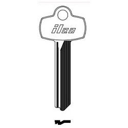 Kaba Ilco A1114G NP A04 | Cylinder Lock Key Blank, Brass, Nickel Plated, 4 Price Group, For Best