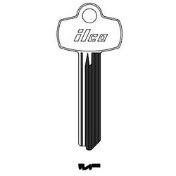 Kaba Ilco A1114K NP A05 | Cylinder Lock Key Blank, Brass, Nickel Plated, 5 Price Group, For Best