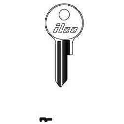 Kaba Ilco AG1 NP A20 | Cylinder Lock Key Blank, Brass, Nickel Plated, 20 Price Group, For Age