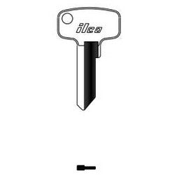 Kaba Ilco ALP9 NP A22 | Cylinder Lock Key Blank, Brass, Nickel Plated, 23 Price Group, For Alpha