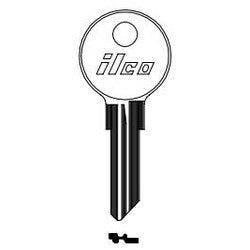 Kaba Ilco AP4-BR BR A34 | Cylinder Lock Key Blank, Natural Brass, 34 Price Group, For Chicago
