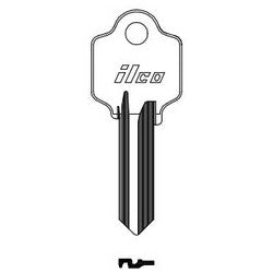 Kaba Ilco AR1-BR-250PK BR A33 | Cylinder Lock Key Blank, Natural Brass, 33 Price Group, For Arrow/Almet, 250 each per Pack