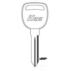Kaba Ilco B91 NP A03 | Vehicle Key Blank, Brass, Nickel Plated, 3 Price Group, For General Motors