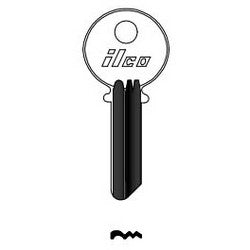 Kaba Ilco C999 NP A04 | Cylinder Lock Key Blank, 5-Pin, Brass, Nickel Plated, 4 Price Group, For Yale