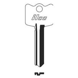 Kaba Ilco CH1D NS A30 | Cylinder Lock Key Blank, 1D Section, Natural Nickel Silver, 5 Price Group, For Arrow