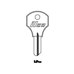 Kaba Ilco CO68-BR BR A34 | Cylinder Lock Key Blank, Natural Brass, 34 Price Group, For Corbin Cabinet Lock/Hudson