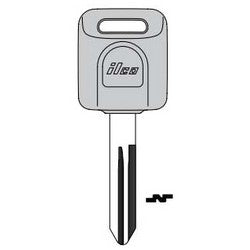 Kaba Ilco DA39-P NP A18 | Vehicle Key Blank, Plastic Head, Natural Nickel Silver, 18 Price Group, For Nissan