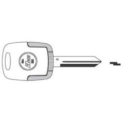 Kaba Ilco EB3-B-H72 NP A61 | Vehicle Key Blade, B, Brass, Nickel Plated, 61 Price Group, For Ford, Mazda