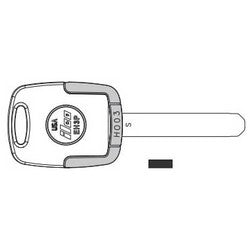 Kaba Ilco EB3-S-HO03 NS A41 | Vehicle Key Blade, S, Nickel Silver, 61 Price Group, For Acura/Honda