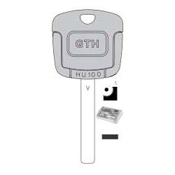 Kaba Ilco EK3P-HU100 NS A92 KIT | Vehicle Key Kit, V, Electronic Key, Cloning Tool, Special Key Machine, Nickel Silver, 62 Price Group