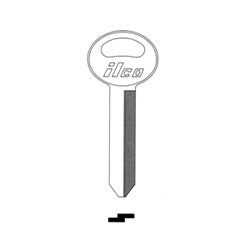 Kaba Ilco H50-NP NP A36 | Cylinder Lock Key Blank, Brass, Nickel Plated, 36 Price Group, For Ford