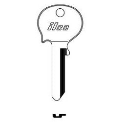 Kaba Ilco H61VR NP A19 | Vehicle Key Blank, Brass, Nickel Plated, 19 Price Group