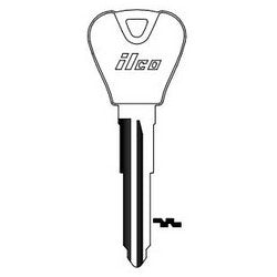 Kaba Ilco H65 NP A05 | Vehicle Key Blank, Brass, Nickel Plated, 5 Price Group, For Ford