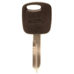 Kaba Ilco H72-PT NP | Vehicle Key Blank, Transponder Key, Brass, Nickel Plated, For Ford