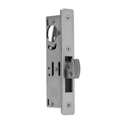 Kaba Ilco HB185-F-4-NH-SINGLE-628/313-PC | Mortise Lock Hookbolt, Flat, 1-1/2" Backset, Aluminum/Dark Bronze, Without Hand