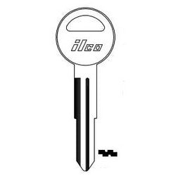 Kaba Ilco HD104 NP A06 | Vehicle Key Blank, Brass, Nickel Plated, 6 Price Group, For Honda Automobile