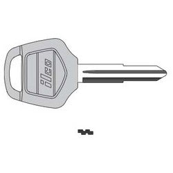 Kaba Ilco HD110-P NS A94 | Vehicle Key Blank, Plastic Head, Natural Nickel Silver, 9 Price Group, For Honda Motorcycle