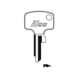 Kaba Ilco HD15 NP A20 | Vehicle Key Blank, Brass, Nickel Plated, 20 Price Group, For Honda Motorcycle