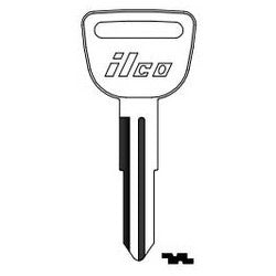 Kaba Ilco HD91 NP A03 | Vehicle Key Blank, Natural Nickel Silver, 3 Price Group, For Honda Automobile