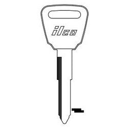 Kaba Ilco HD92 NP A03 | Vehicle Key Blank, Natural Brass, 3 Price Group, For Acura